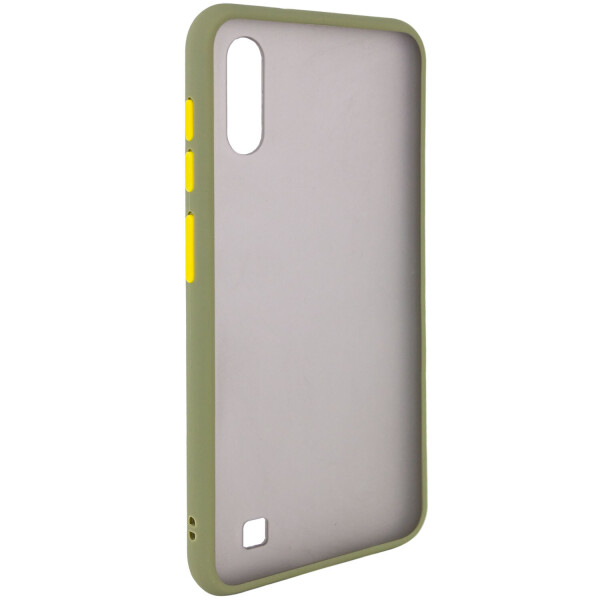 

TPU+PC чехол Color Buttons для Samsung Galaxy A10 (A105F) Зеленый (is_00000032701_3)