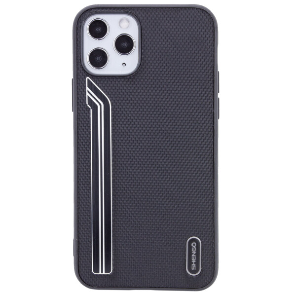 

TPU чехол SHENGO Textile series для Apple iPhone 11 Pro Max (6.5") Черный (is_00000032459_5)