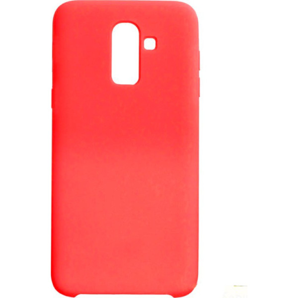 

силиконовый Soft cover для Samsung Galaxy J8 (2018) (Красный / Red) (681201)