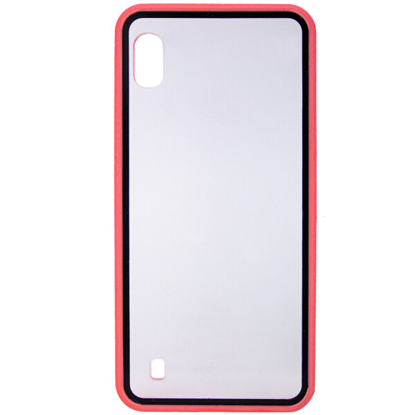 

Прозрачный TPU+PC чехол Epic с цветным бампером для Samsung Galaxy A10 (A105F) Розовый (is_00000032122_2)