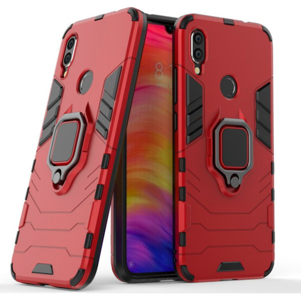 

ударопрочный Transformer Ring под маг. держ. для Xiaomi Redmi Note 7 / Note 7 Pro / Note 7s (Красный / Dante Red) (683388)