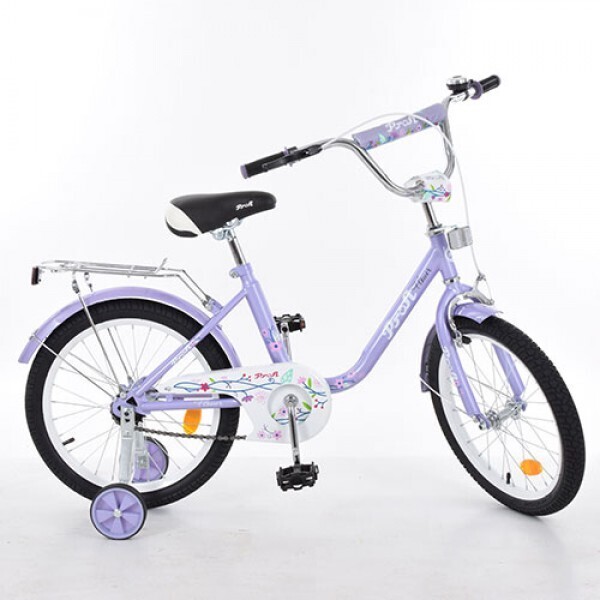 

Детский велосипед Profi flower18 Фиолетовый