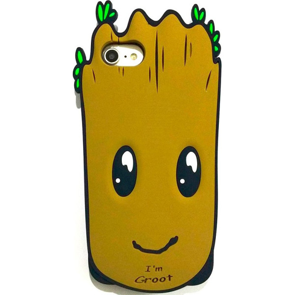 

фактурный силиконовый Funny ART 3D для Apple iPhone 6/6s (4.7") (Грут) (685454)