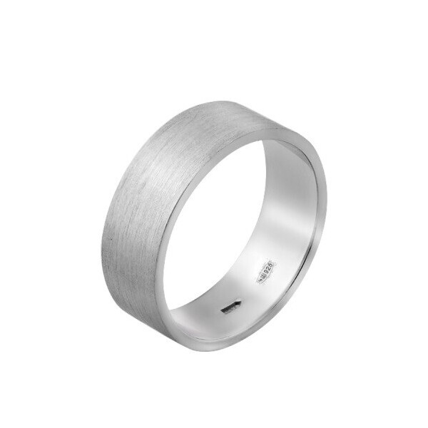 

Серебряное обручальное кольцо GS