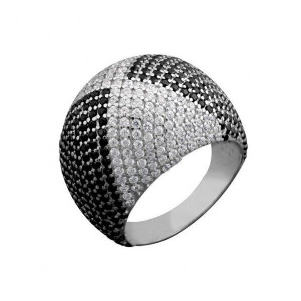 

Серебряное кольцо GS с фианитами