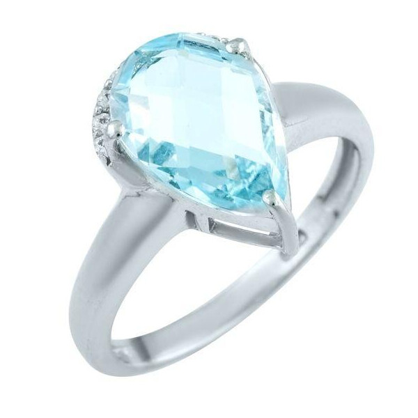 

Серебряное кольцо GS с натуральным топазом (0574790) 18 размер