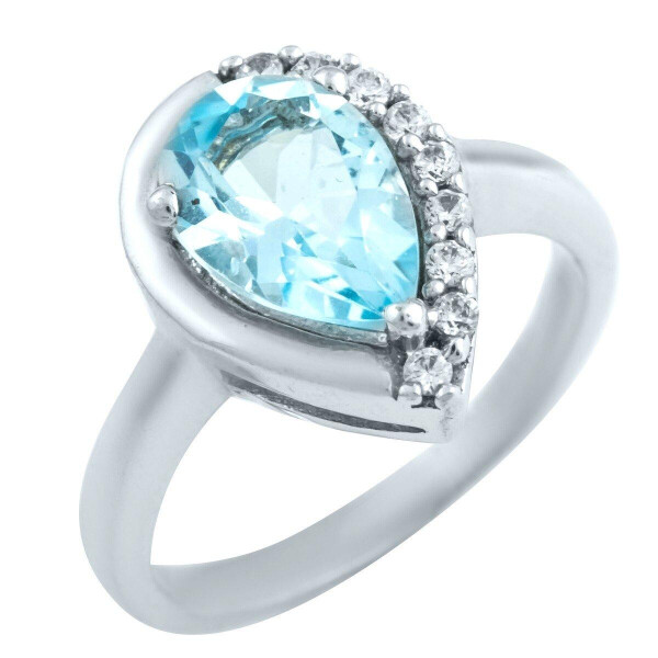 

Серебряное кольцо GS с натуральным топазом (0579887) 16.5 размер