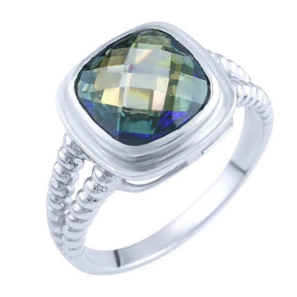 

Серебряное кольцо GS с натуральным мистик топазом (1891636) 17 размер