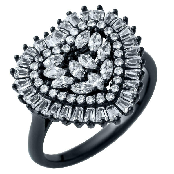 

Серебряное кольцо GS с фианитами (1905968) 17 размер