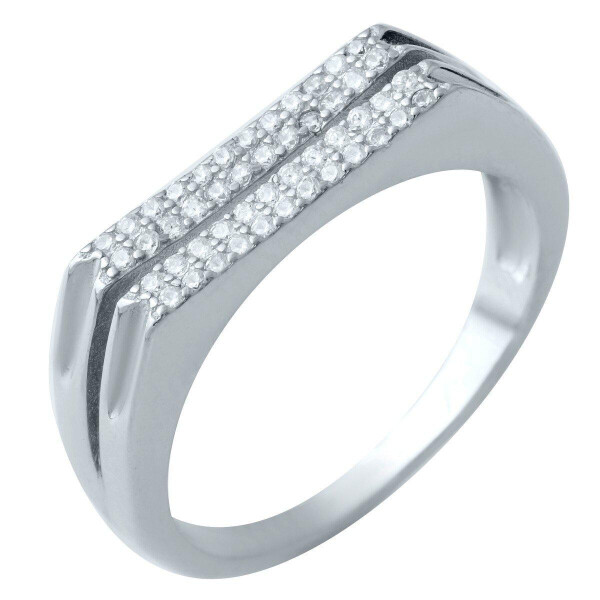 

Серебряное кольцо GS с фианитами (1914540) 17 размер 16.5