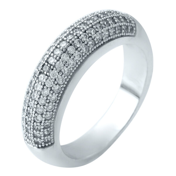 

Серебряное кольцо GS с фианитами (1926284) 16 размер