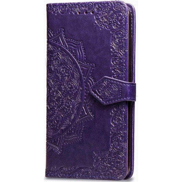 

кожаный (книжка) Art Case с визитницей для Samsung Galaxy A20 / A30 (Фиолетовый) (687400)