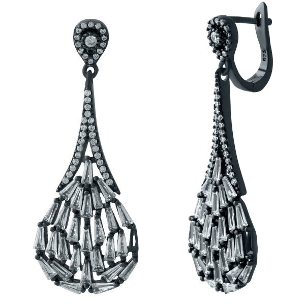 

Серебряные серьги GS с фианитами (1935262)