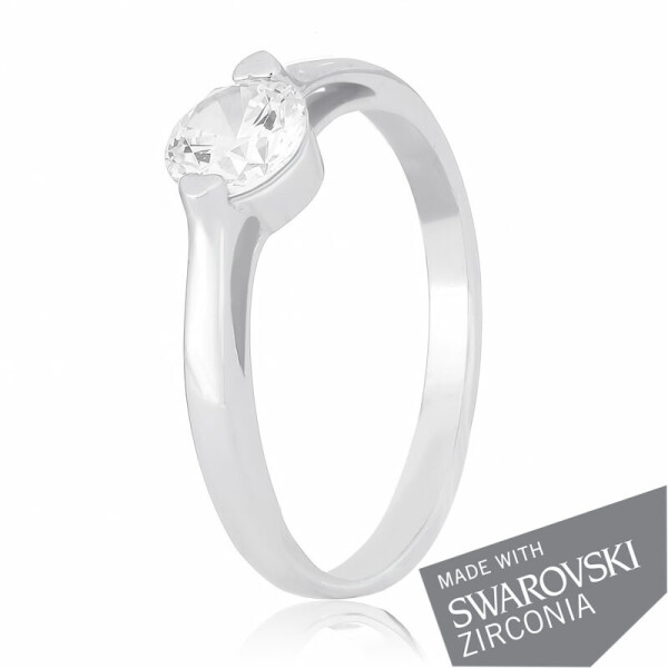 

Серебряное кольцо GS с цирконием SWAROVSKI ZIRCONIA К2С/731 - 17,4
