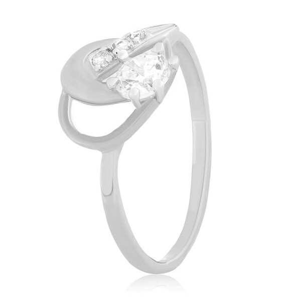 

Серебряное кольцо с фианитом GS К2Ф/081 - 17,4