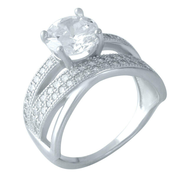 

Серебряное кольцо GS с фианитами (1955796) 16 размер