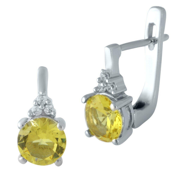 

Серебряные серьги GS с цитрином nano (1957738)