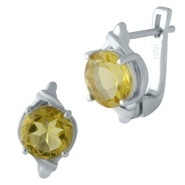 

Серебряные серьги GS с цитрином nano (1962541)