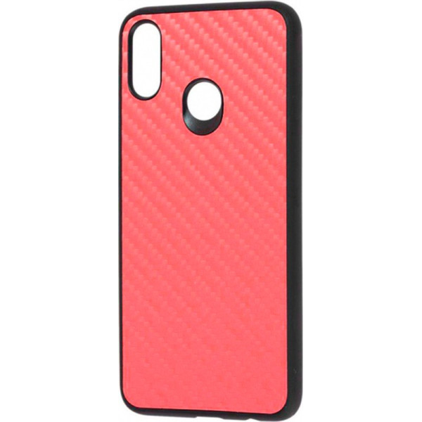 

TPU+PC Carbon для Samsung Galaxy M20 (Красный) (697073)