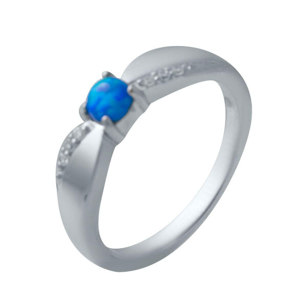 

Серебряное кольцо GS с опалом (2034940) 16.5 размер