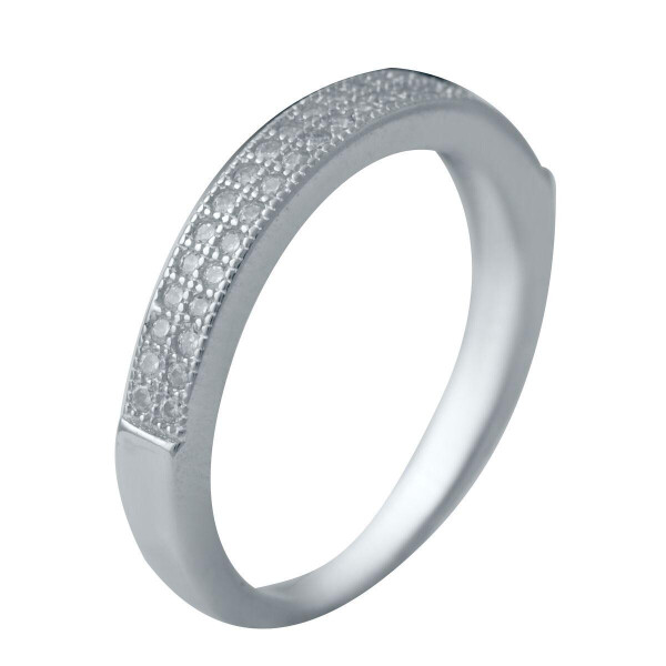 

Серебряное кольцо GS с фианитами (2036593) 17.5 размер 2.25, 15.5