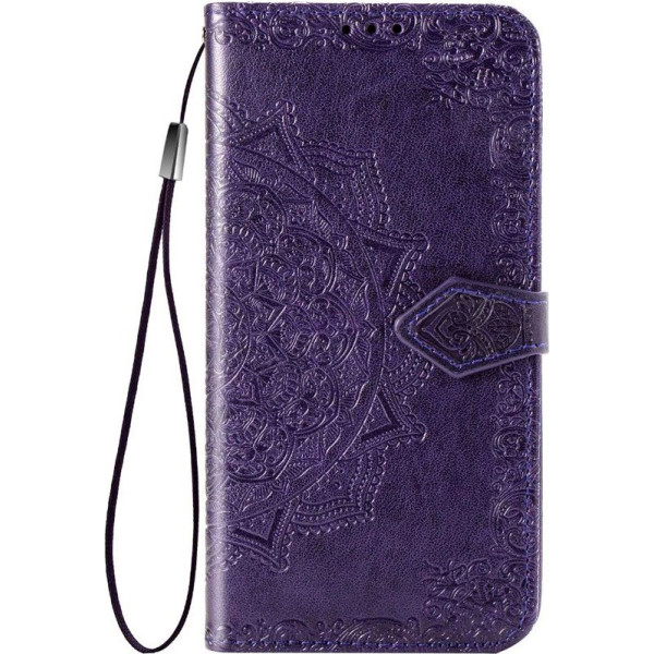 

кожаный (книжка) Art Case с визитницей для Samsung Galaxy A10 (A105F) (Фиолетовый) (707296)