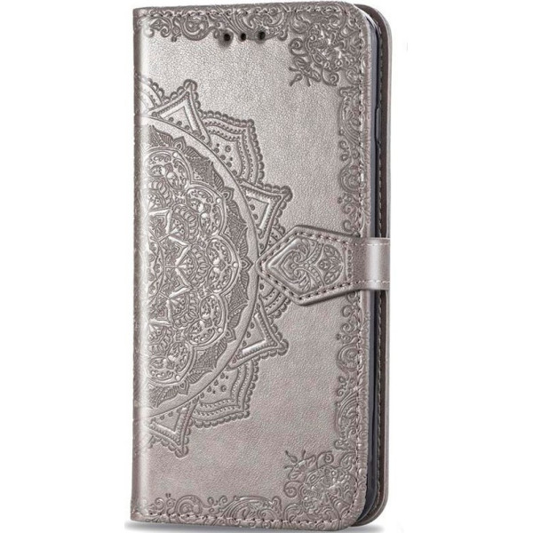 

кожаный (книжка) Art Case с визитницей для Xiaomi Redmi 7 (Серый) (707322)