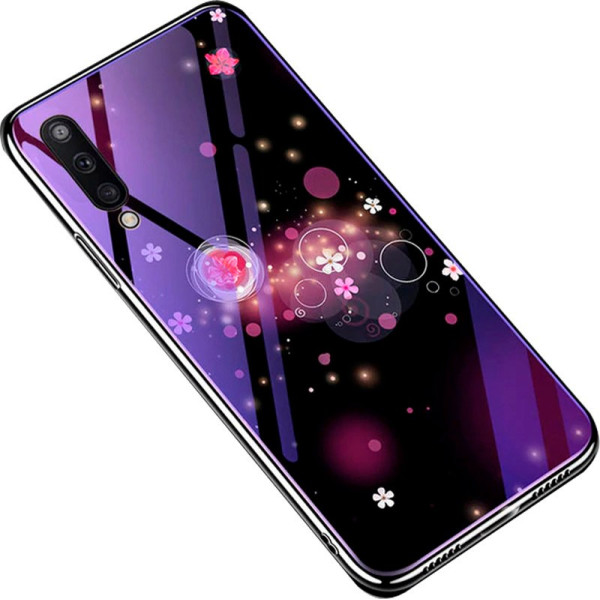 

TPU+Glass Fantasy с глянцевыми торцами для Samsung Galaxy A50 (A505F) (Пузырьки и цветы) (707335)
