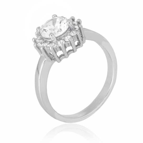 

Серебряное кольцо с фианитом GS КК2Ф/375 - 15,5