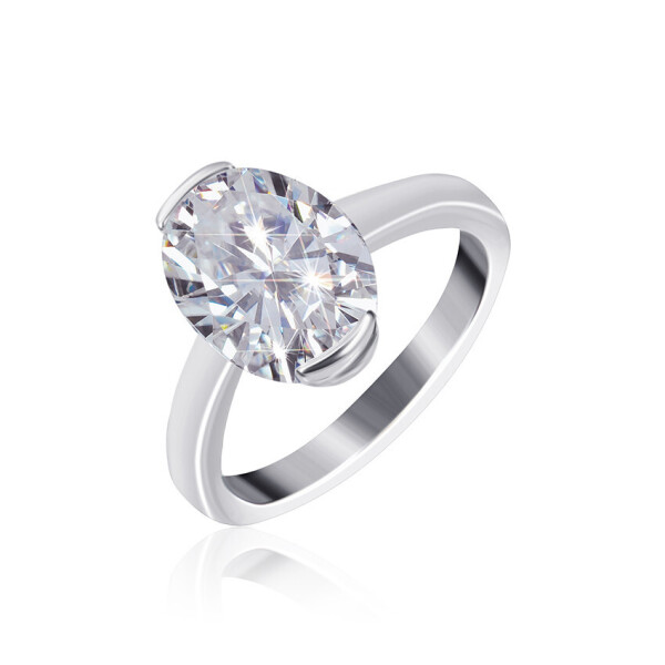 

Серебряное кольцо с фианитом GS КК2Ф/378 - 16,5