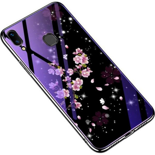 

TPU+Glass Fantasy с глянцевыми торцами для Samsung Galaxy M20 (Цветение) (707343)