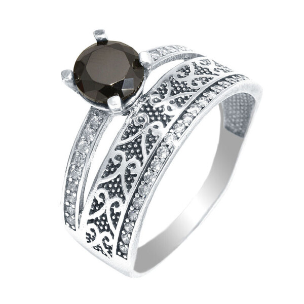

Серебряное кольцо GS двойное