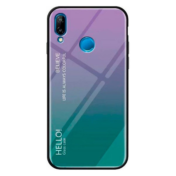 

TPU+Glass Gradient HELLO для Xiaomi Redmi 7 (Фиолетовый) (707360)