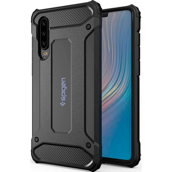 

бронированный противоударный TPU+PC SPIGEN (HC) для Huawei P30 (Черный) (707392)