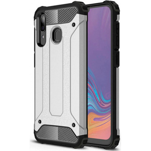 

бронированный противоударный TPU+PC SPIGEN (HC) для Samsung Galaxy A40 (A405F) (Серебряный) (707407)
