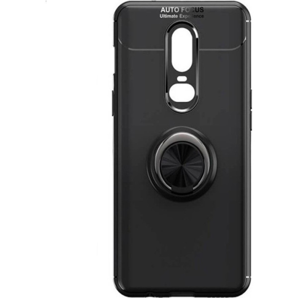

TPU Deen ColorRing под магнитный держатель для OnePlus 7 (Черный / Черный) (707865)