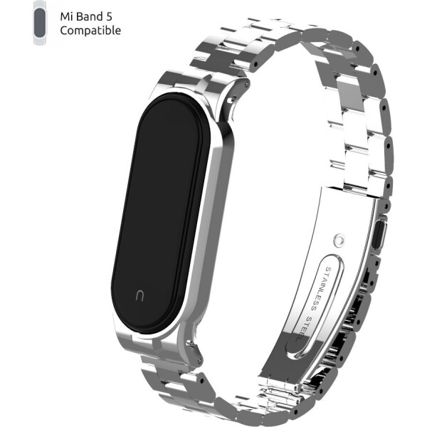 

Ремешок Armorstandart Metal Band для Xiaomi Mi Band 5 Silver