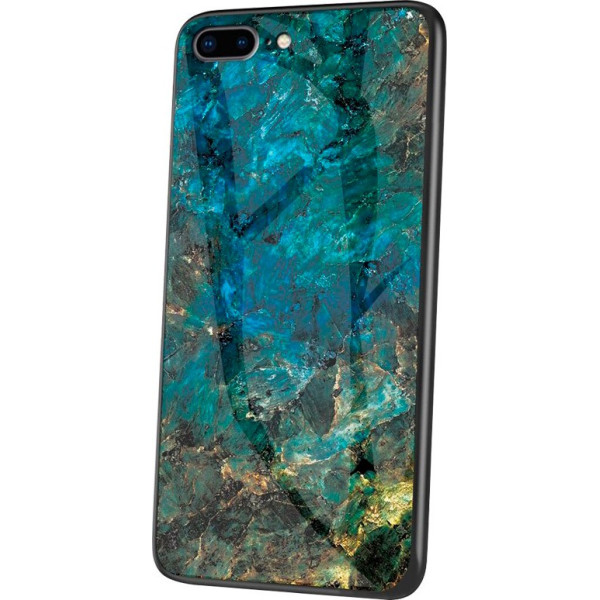 

TPU+Glass Luxury Marble для Apple iPhone 7 plus / 8 plus (5.5") (Морская волна) (708026)