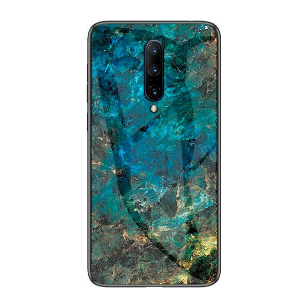 

TPU+Glass Luxury Marble для OnePlus 7 Pro (Морская волна) (708046)