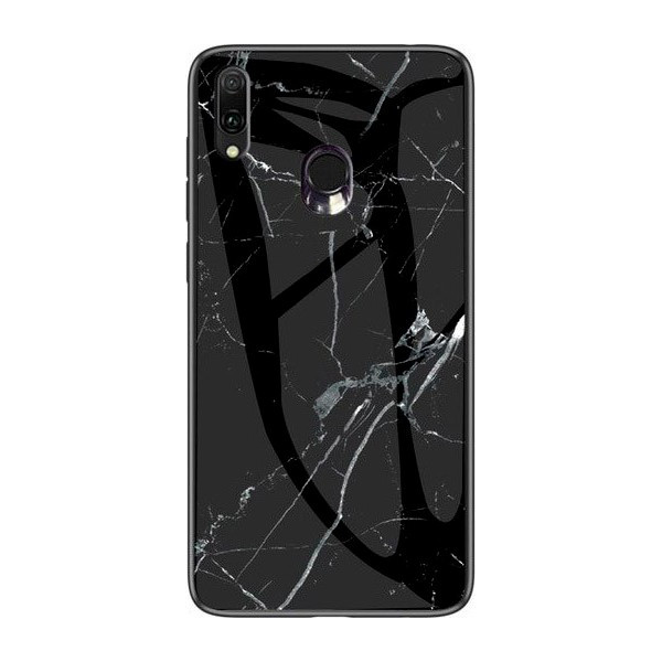 TPU+Glass Luxury Marble для Samsung Galaxy A20 / A30 (Черный) (708067)