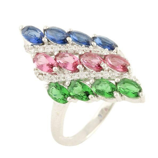 

Серебряное кольцо GS с фианитами (0578415) 16.5 размер