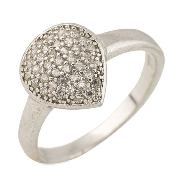 

Серебряное кольцо GS с фианитами (0486574)