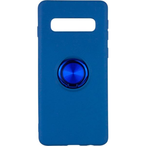 

TPU Summer ColorRing под магнитный держатель для Samsung Galaxy S10 (Синий) (708315)
