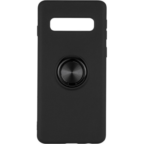

TPU Summer ColorRing под магнитный держатель для Samsung Galaxy S10+ (Черный) (708325)