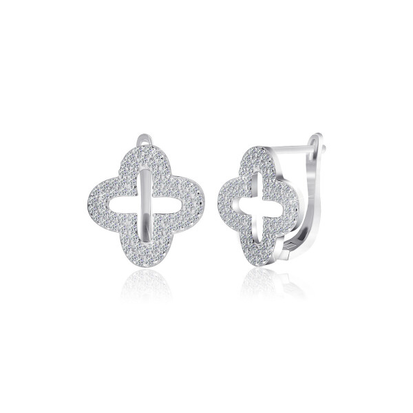 

Серебрянные серьги с фианитом СК2Ф/1012