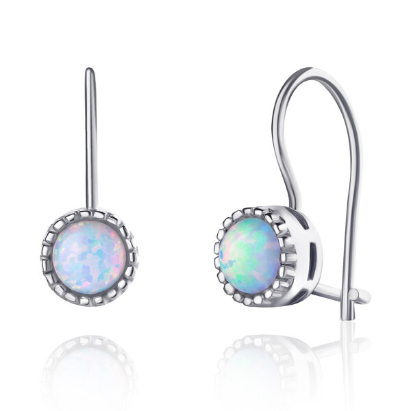 

Серебрянные серьги с опалом с2опб/1540