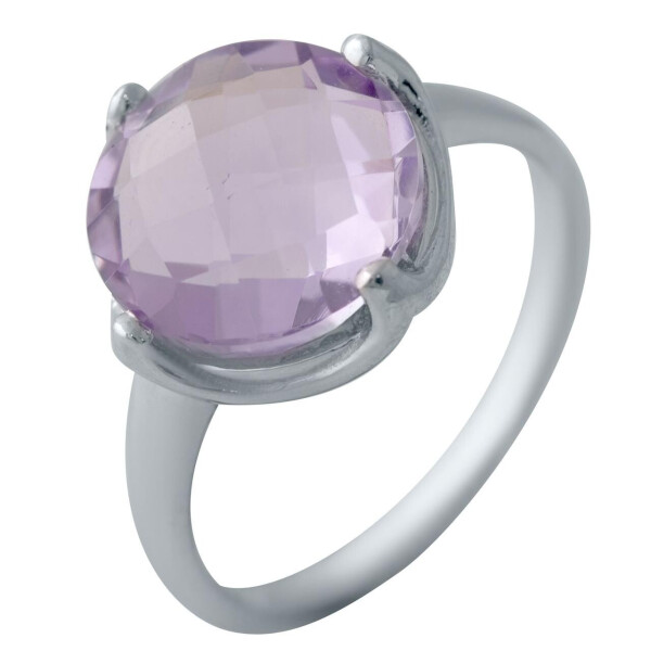 

Серебряное кольцо GS с натуральным аметистом (2042990) 18.5 размер