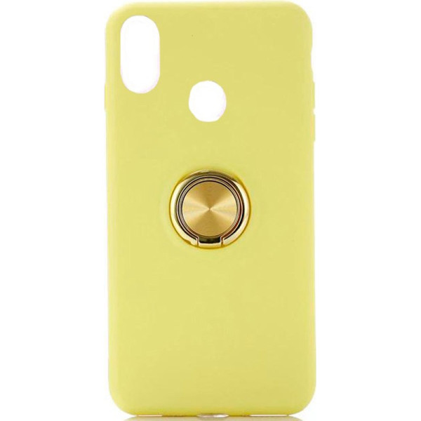 

TPU Summer ColorRing под магнитный держатель для Xiaomi Redmi 7 (Желтый) (708335)