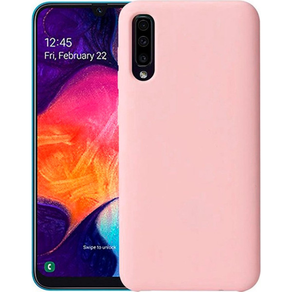 

силиконовый Soft cover Magnetic под магнитный держатель для Samsung Galaxy A50 (A505F) (Розовый) (708361)