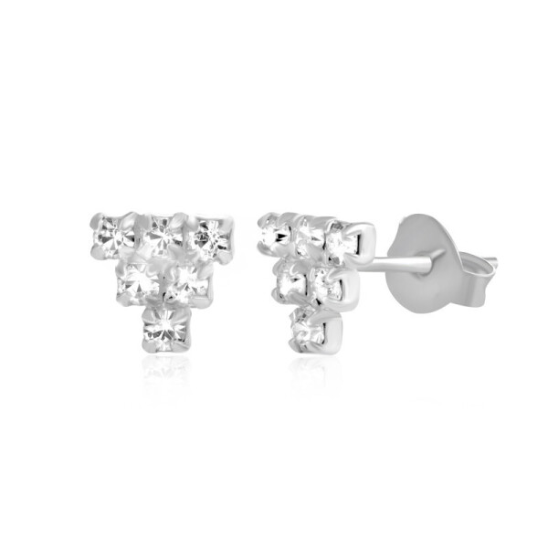 

Серебряные серьги детские С1Ст/621